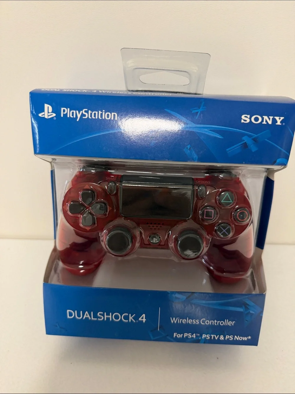 Sony DualShock 4 Wireless Controller - Red Transparent